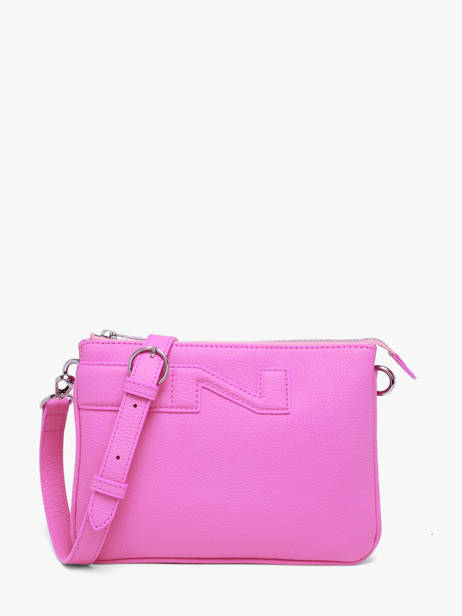 Sac Bandoulière Milano Cuir Nathan baume Rose n city 3