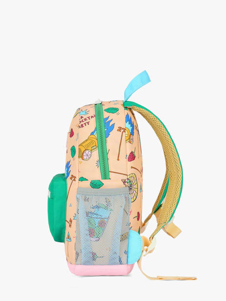 Sac à Dos Hello hossy Marron cool kids PO25 vue secondaire 2