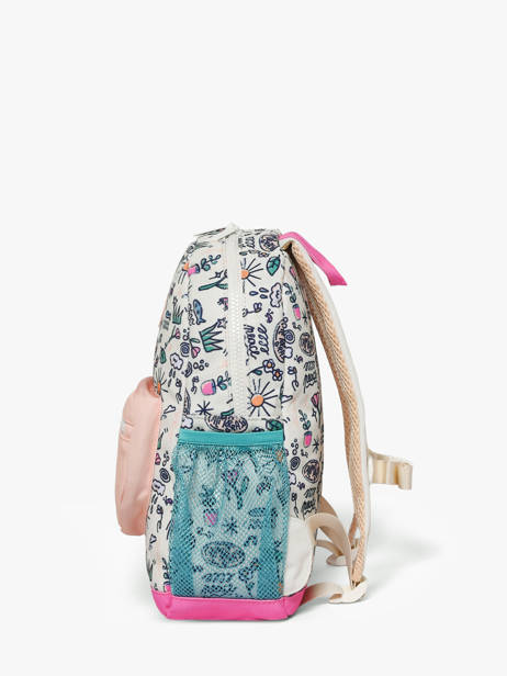 Sac à Dos Hello hossy Blanc cool kids PO25 vue secondaire 2