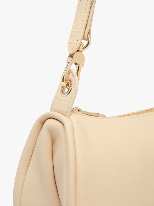 Longchamp Looong Sacs porté travers Beige