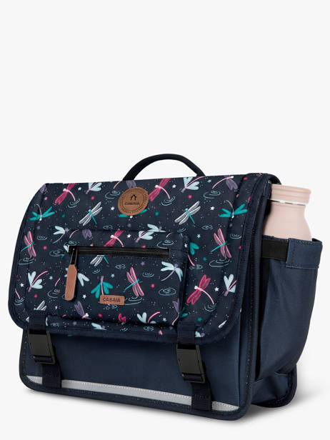 Cartable 2 Compartiments Cabaia Bleu school M vue secondaire 3