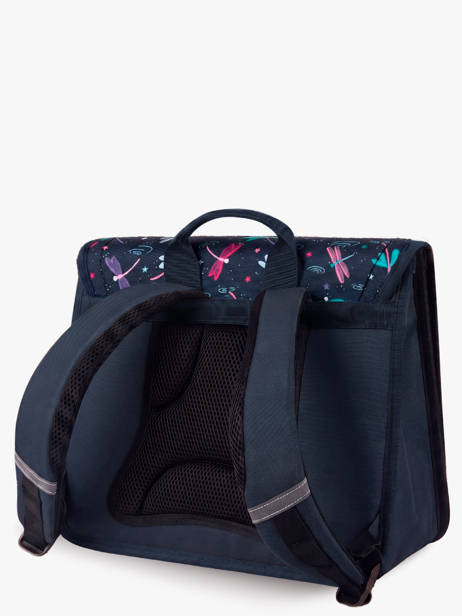 Cartable 2 Compartiments Cabaia Bleu school M vue secondaire 5