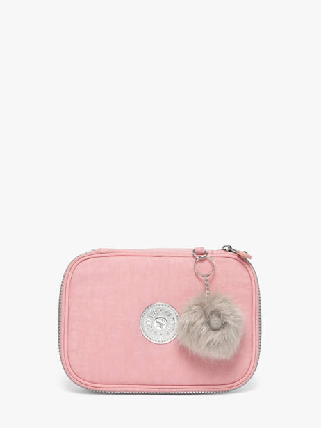 1 Compartment Pouch Kipling Pink back to school K09405