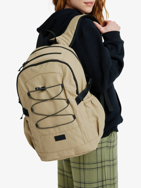 Sac à Dos 2 Compartiments Roxy Beige back to school RJBP4894 vue secondaire 1