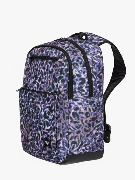 Sac à Dos 3 Compartiments Roxy Violet back to school RJBP4885 vue secondaire 2