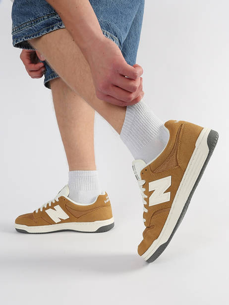 Sneakers New balance Marron boy U480P3PL vue secondaire 1