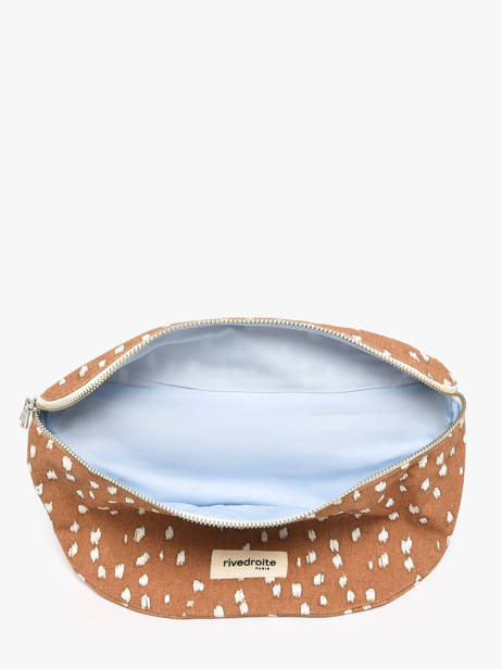 Le Sac Banane Custine Coton Recyclé Rivedroite Marron biche oh ma biche CUSTBICH vue secondaire 3