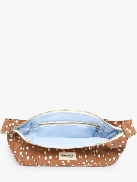 Le Sac Crossbody Mini Charlot Coton Recyclé Rivedroite Marron biche oh ma biche CHARXSBI vue secondaire 3