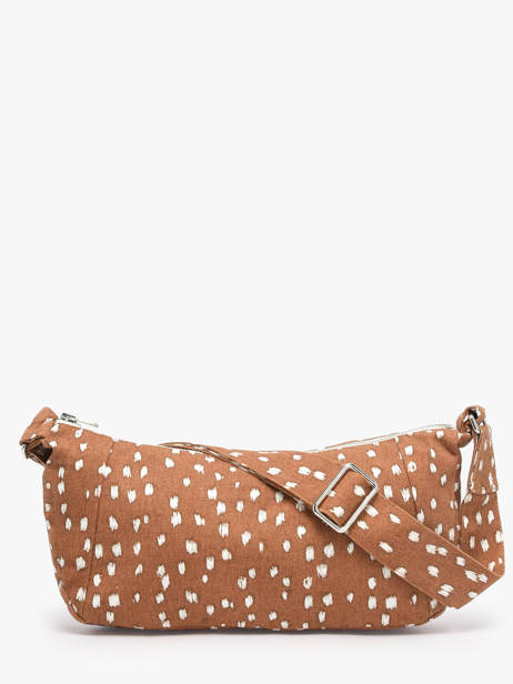 Le Sac Crossbody Mini Charlot Coton Recyclé Rivedroite Marron biche oh ma biche CHARXSBI vue secondaire 4