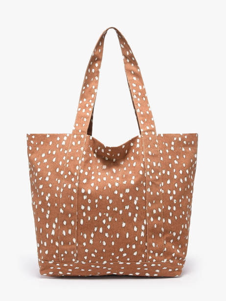 Le Sac Porté épaule A4 Mini Amelot Coton Recyclé Rivedroite Marron biche oh ma biche MAMEBICH vue secondaire 4