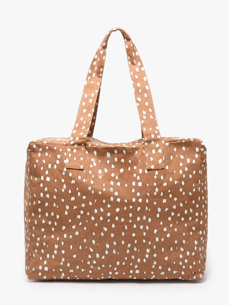 Le Sac Porté épaule A4 Célestins Coton Recyclé Rivedroite Marron biche oh ma biche CELEBICH vue secondaire 4