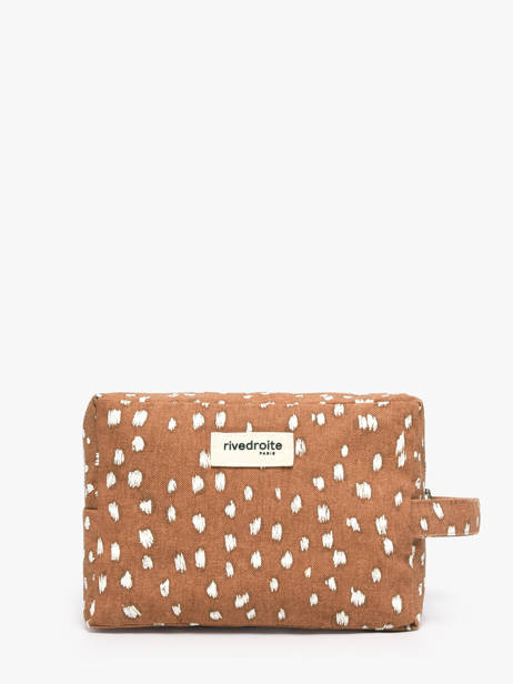 La Trousse Tournelles Xl Biche Coton Recyclé Rivedroite Marron biche oh ma biche TOUXBICH