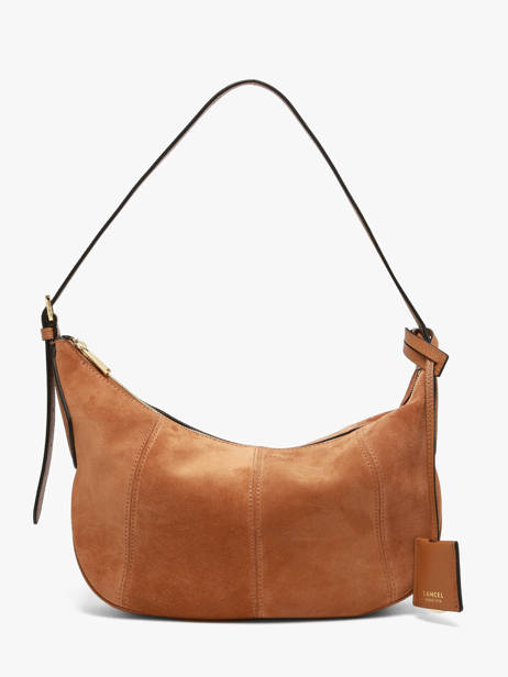 Sac Porté épaule Victoire Aspect Daim Lancel Marron victoire A14255