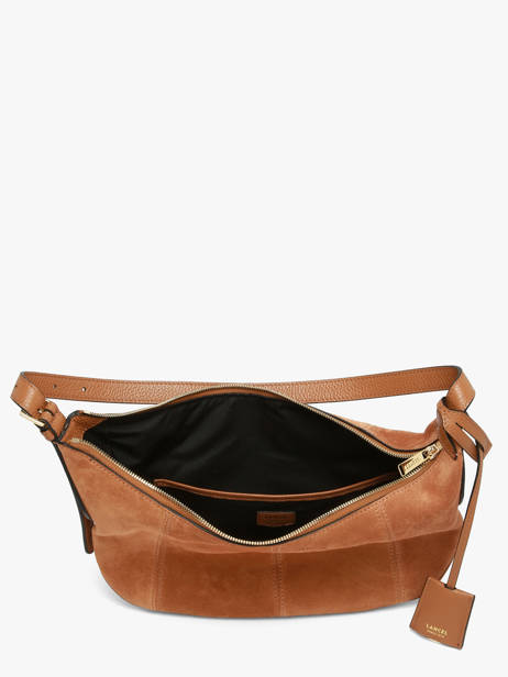 Sac Porté épaule Victoire Aspect Daim Lancel Marron victoire A14255 vue secondaire 4