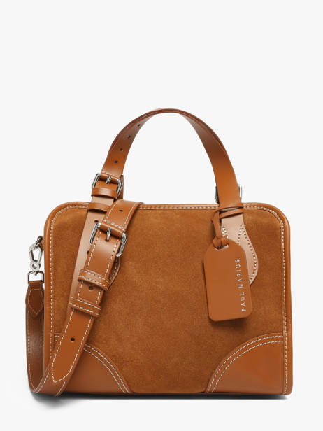 Sac Le Cabas S La Suite Cuir Paul marius Marron la suite CABSSSUI