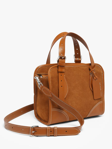 Sac Le Cabas S La Suite Cuir Paul marius Marron la suite CABSSSUI vue secondaire 2