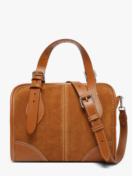Sac Le Cabas S La Suite Cuir Paul marius Marron la suite CABSSSUI vue secondaire 4