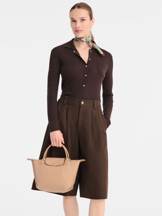 Longchamp Le pliage one Sacs porté main Beige