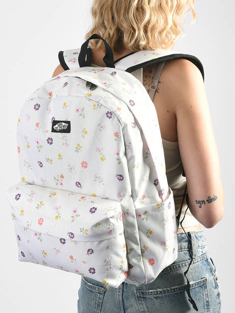 1 Compartment Backpack Vans White backpack VN000H4W other view 1