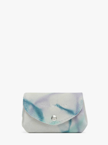 Porte-monnaie Le Gustave Tie & Dye Cuir Paul marius Multicolore tie & dye GUSTATIE