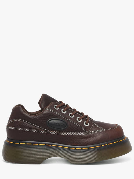 Sneakers Plateforme En Cuir Dr martens Marron women 41129200