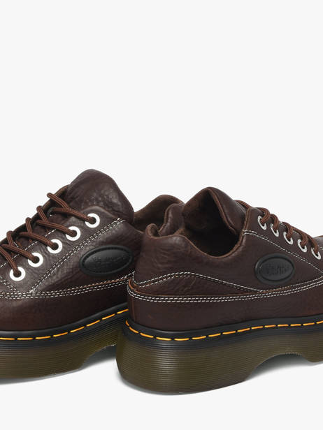 Sneakers Plateforme En Cuir Dr martens Marron women 41129200 vue secondaire 3