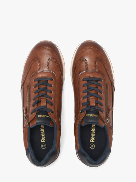 Sneakers Redskins Marron men LAKEN vue secondaire 3