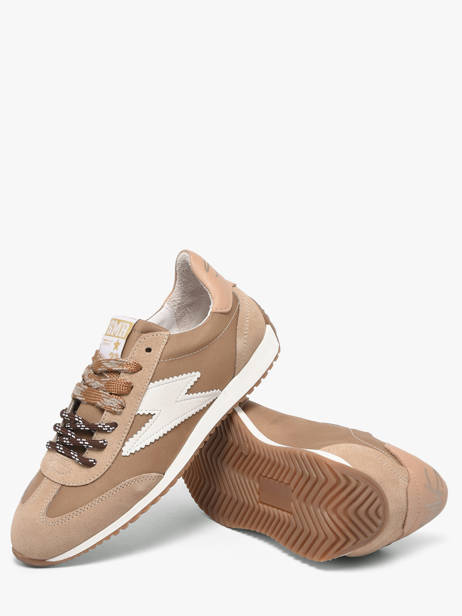 Sneakers June En Cuir Semerdjian Marron women JUNEE274 vue secondaire 3