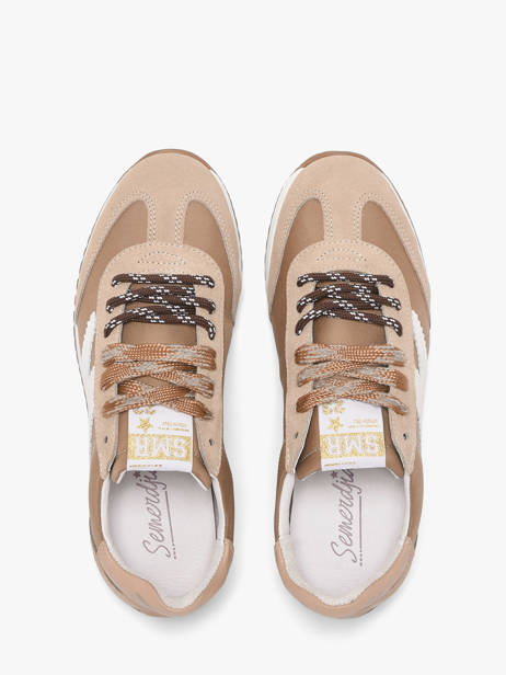 Sneakers June En Cuir Semerdjian Marron women JUNEE274 vue secondaire 4