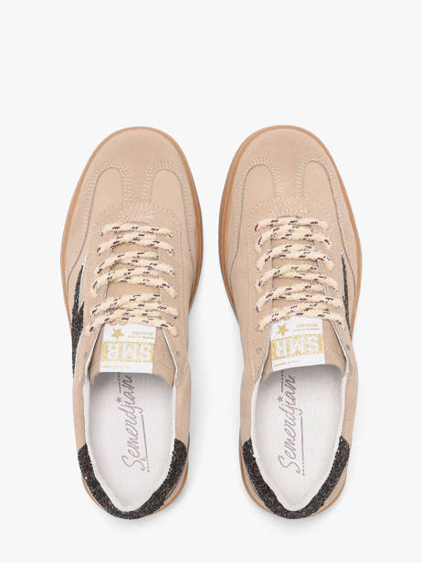 Sneakers Lee In Leather Semerdjian Pink women LEEE434 other view 4