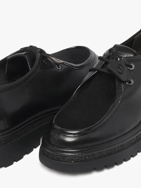 Chaussures Derbies En Cuir Tamaris Noir women 47 vue secondaire 3