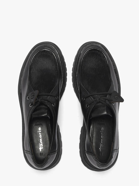 Chaussures Derbies En Cuir Tamaris Noir women 47 vue secondaire 4