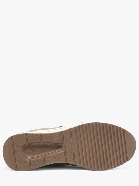Sneakers Semelle Compensée En Cuir Remonte Beige women 64 vue secondaire 5