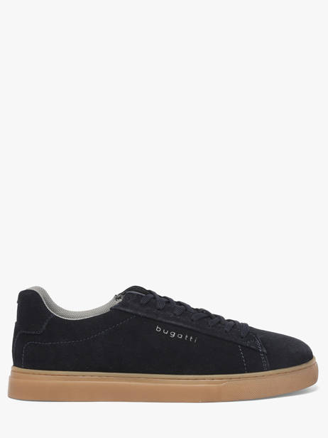 Sneakers In Leather Bugatti Blue men 322AS206