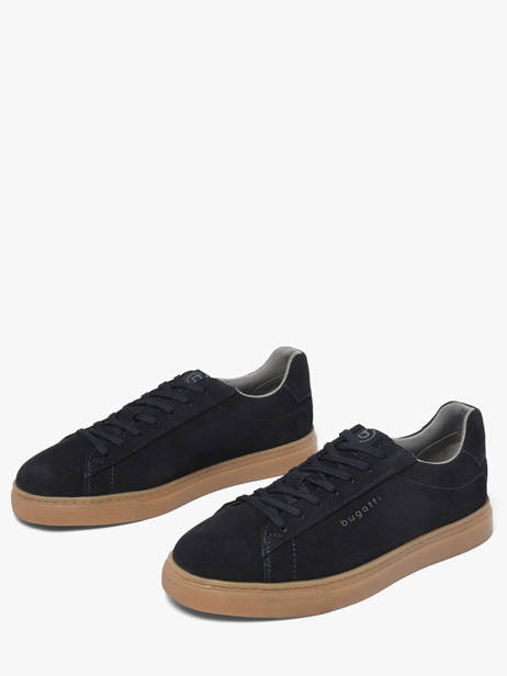 Sneakers In Leather Bugatti Blue men 322AS206 other view 1
