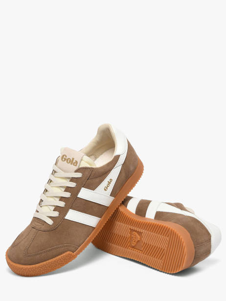 Sneakers Elan En Cuir Gola Marron women CLB538FW vue secondaire 3