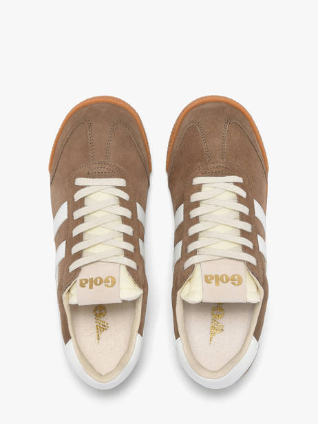 Sneakers Elan En Cuir Gola Marron women CLB538FW vue secondaire 4