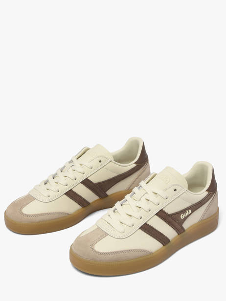 Sneakers Viper En Cuir Gola Or women CLB744HC vue secondaire 2