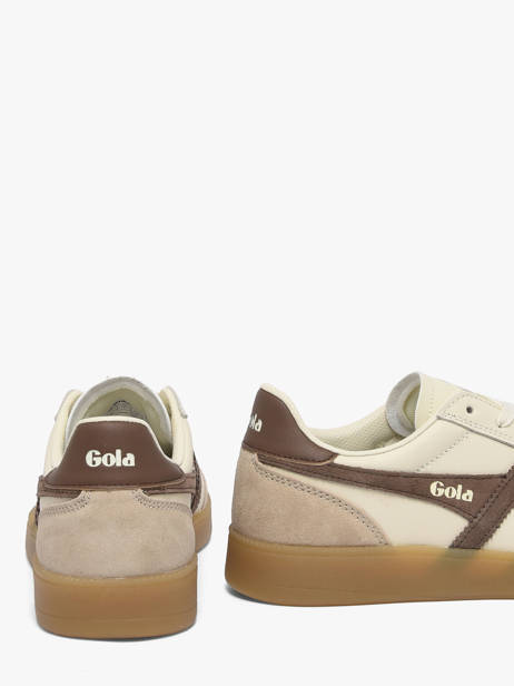 Sneakers Viper En Cuir Gola Or women CLB744HC vue secondaire 3