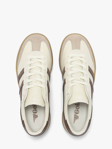Sneakers Viper En Cuir Gola Or women CLB744HC vue secondaire 4