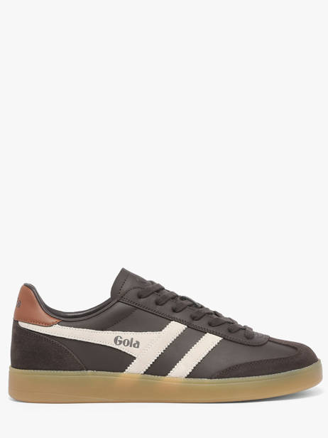 Sneakers Viper En Cuir Gola Marron men CMB744CW