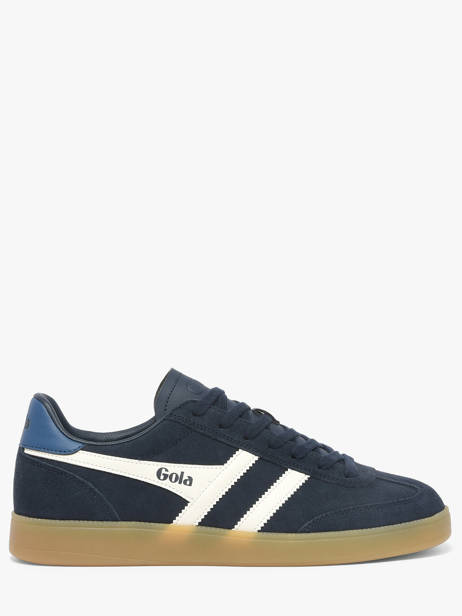 Sneakers Viper En Cuir Gola Bleu men CMB735ET