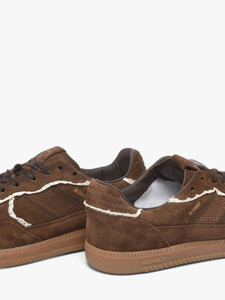 Sneakers Tb.490 In Leather Alohas Brown women 10082307 other view 3