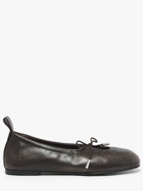 Ballerinas Rosalind In Leather Alohas Brown women 10131801