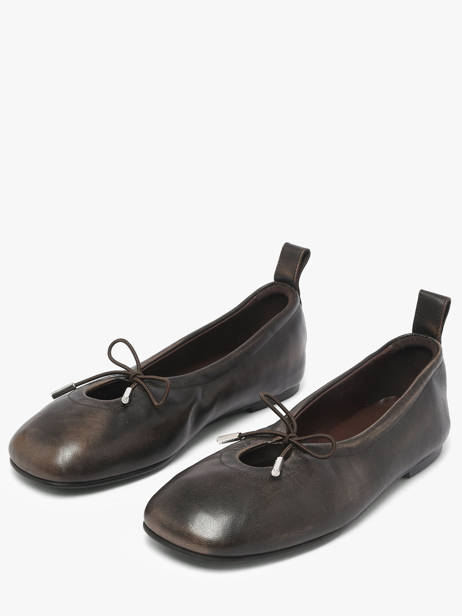 Ballerinas Rosalind In Leather Alohas Brown women 10131801 other view 1