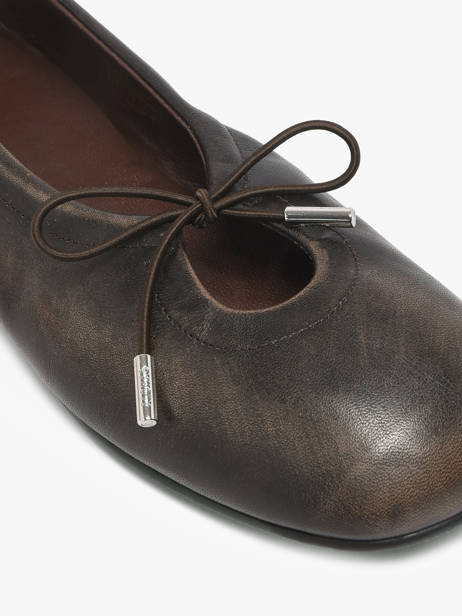 Ballerinas Rosalind In Leather Alohas Brown women 10131801 other view 2
