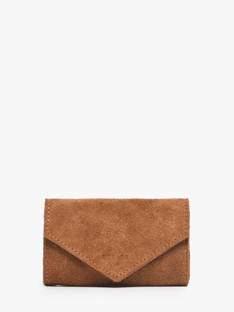 Porte-monnaie Agnes Cuir Etrier Marron agnes EAGN5018