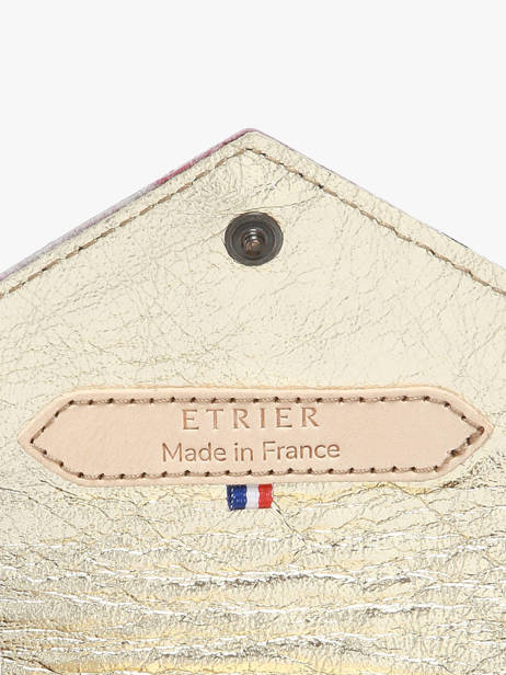 Porte-monnaie Agnes Cuir Etrier Marron agnes EAGN5018 vue secondaire 1