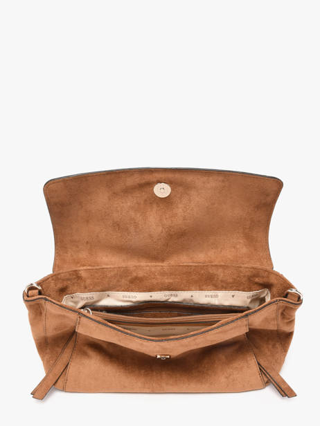 Sac Porté Main Devon Aspect Daim Guess Marron devon SG974520 vue secondaire 3