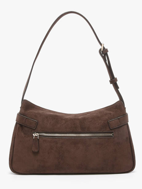 Sac Porté épaule Ella Aspect Daim Guess Marron ella SG975418 vue secondaire 4